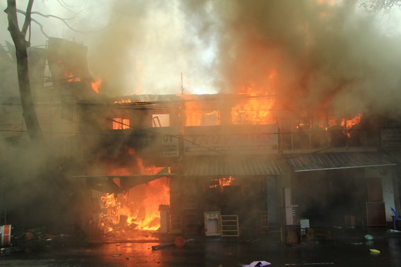 Cháy lớn tại Buôn Ma Thuột, thiệt hại hàng trăm tỷ