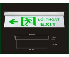 Đèn Exit thoát hiểm KENTOM (1 mặt)